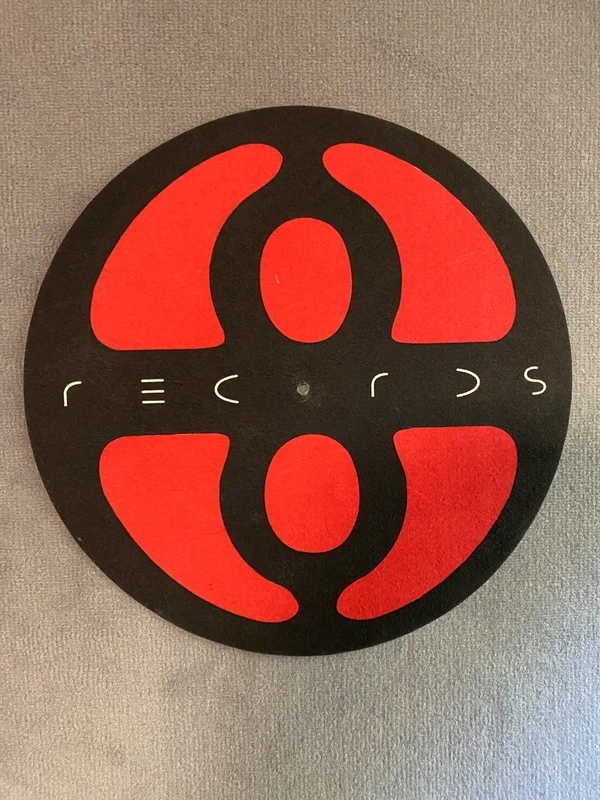 1 Feutrine de label pour platine vinyle (Slipmat)