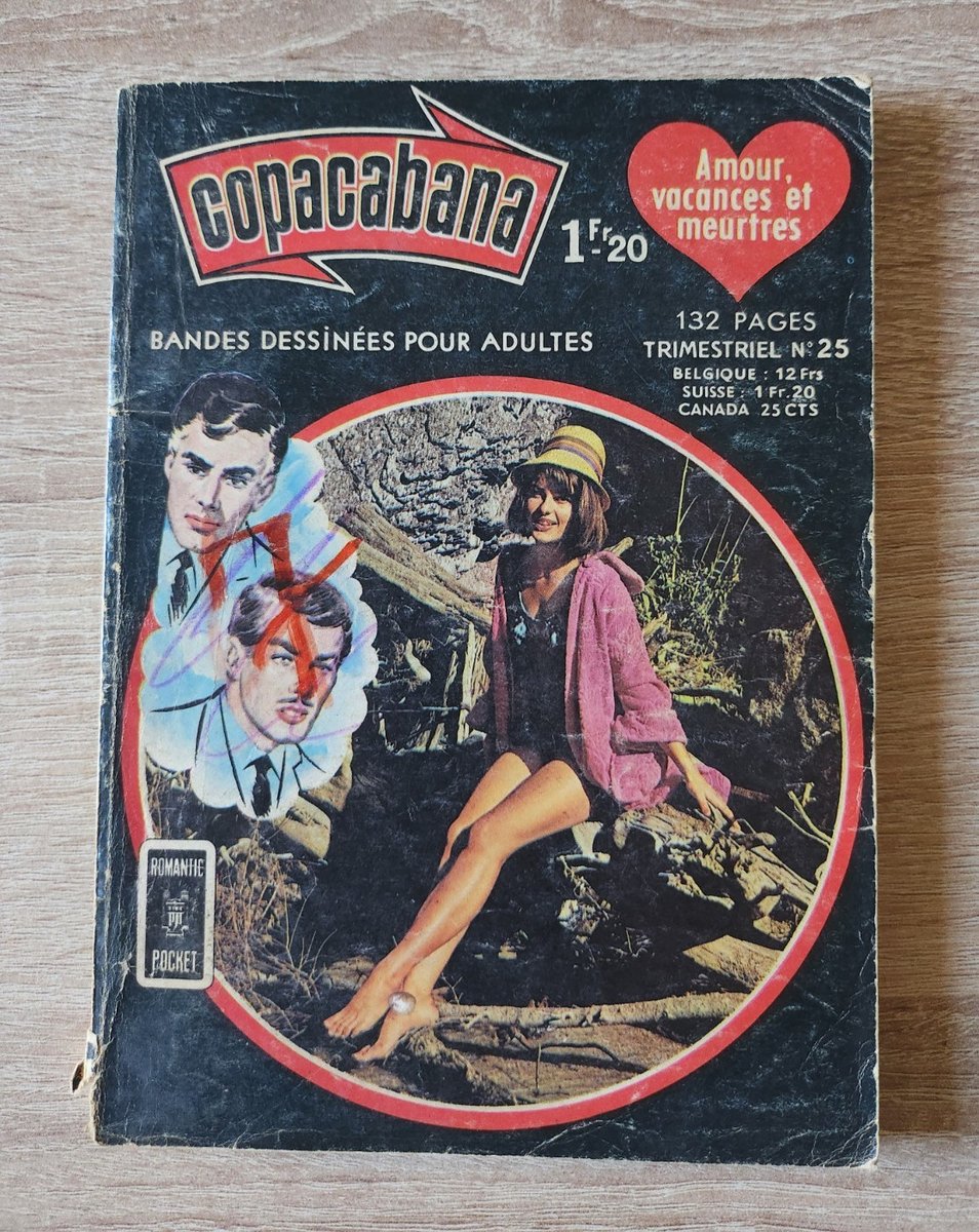 BD - Copacabana N°25 - Trimestriel - Romantic Pocket 1968