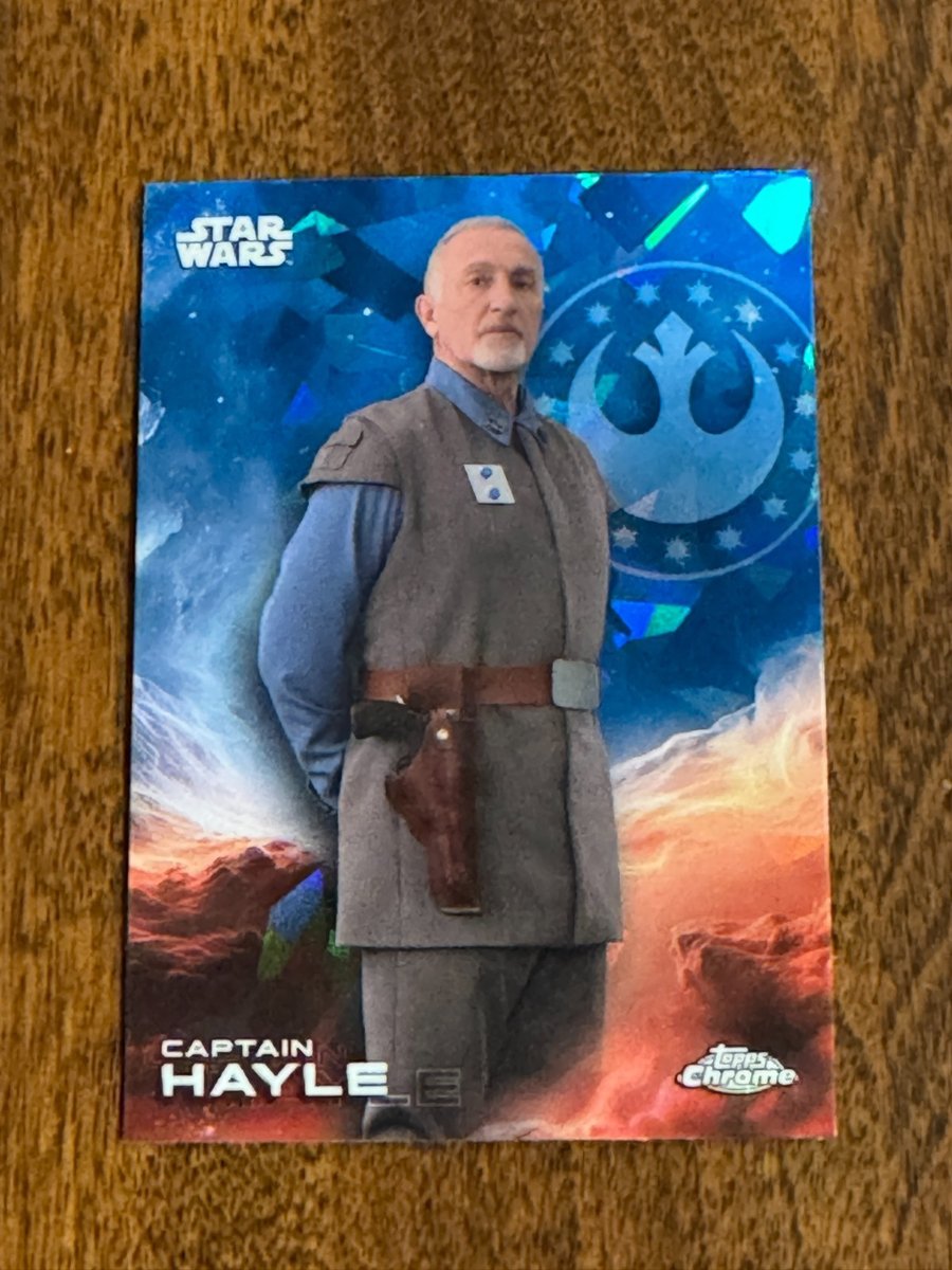 2025 Topps Chrome Star Wars Zaffiro Capitano Hayle #18