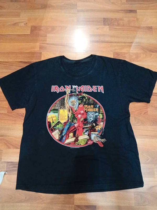 Camiseta iron maiden bring tour daughtervintage