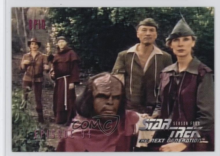 1996 SkyBox Star Trek The Next Generation Season 4 Qpid #380 c2s