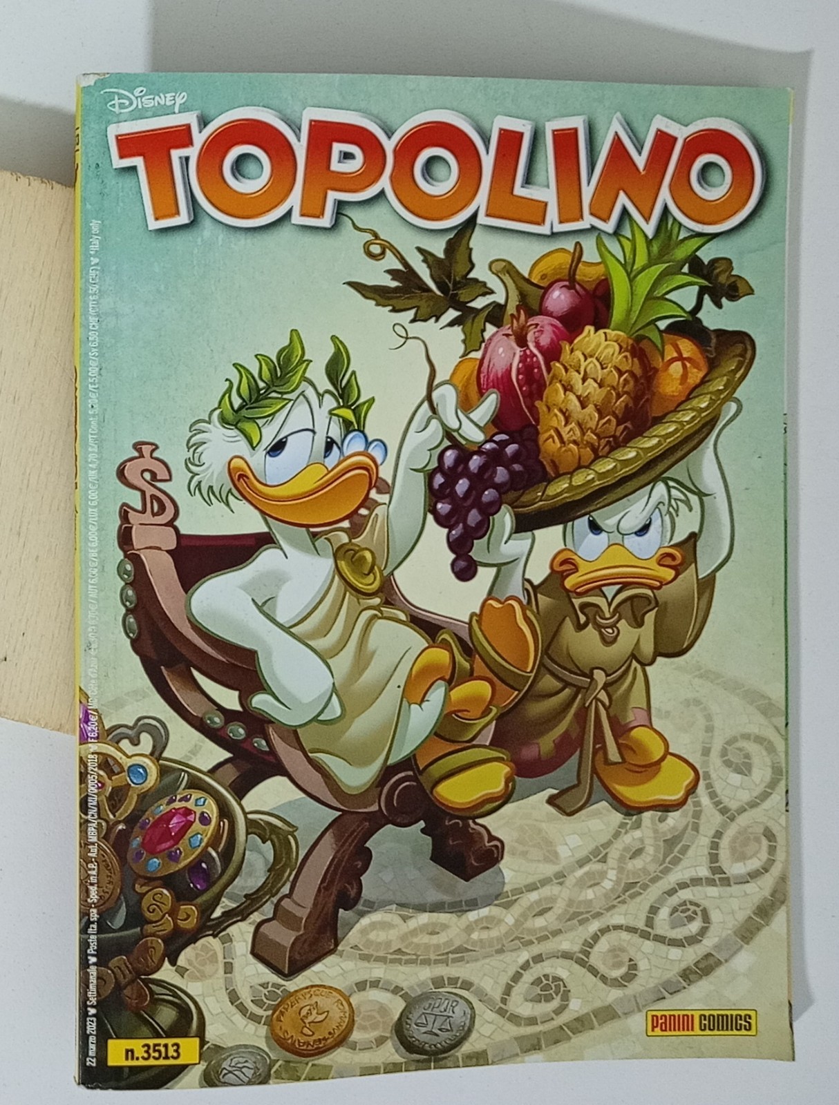 I157937 TOPOLINO Libretto n. 3513 con Flip Cover 100 Anni Disney - Panini 2023