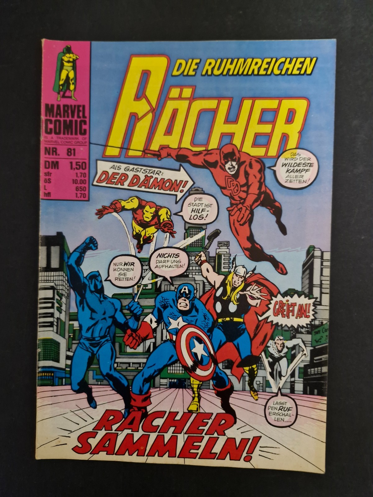 I Vendicatori fumetto n.81 (Willims Marvel) Z1-2