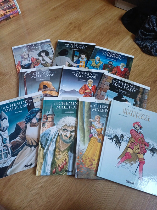Bd les chemins de Malefosse 1 à 9 + 15