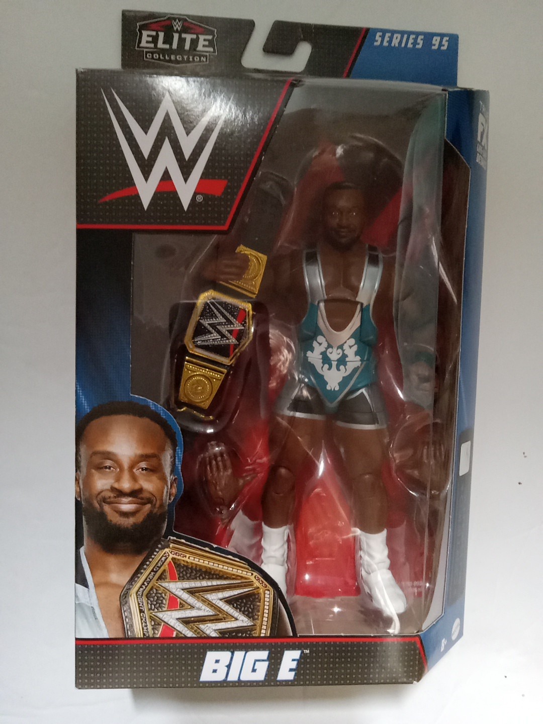 ACTION FIGURE Mattel Elite Collection Series 95 Big E 2022 WWE Verde/Argento NUOVO