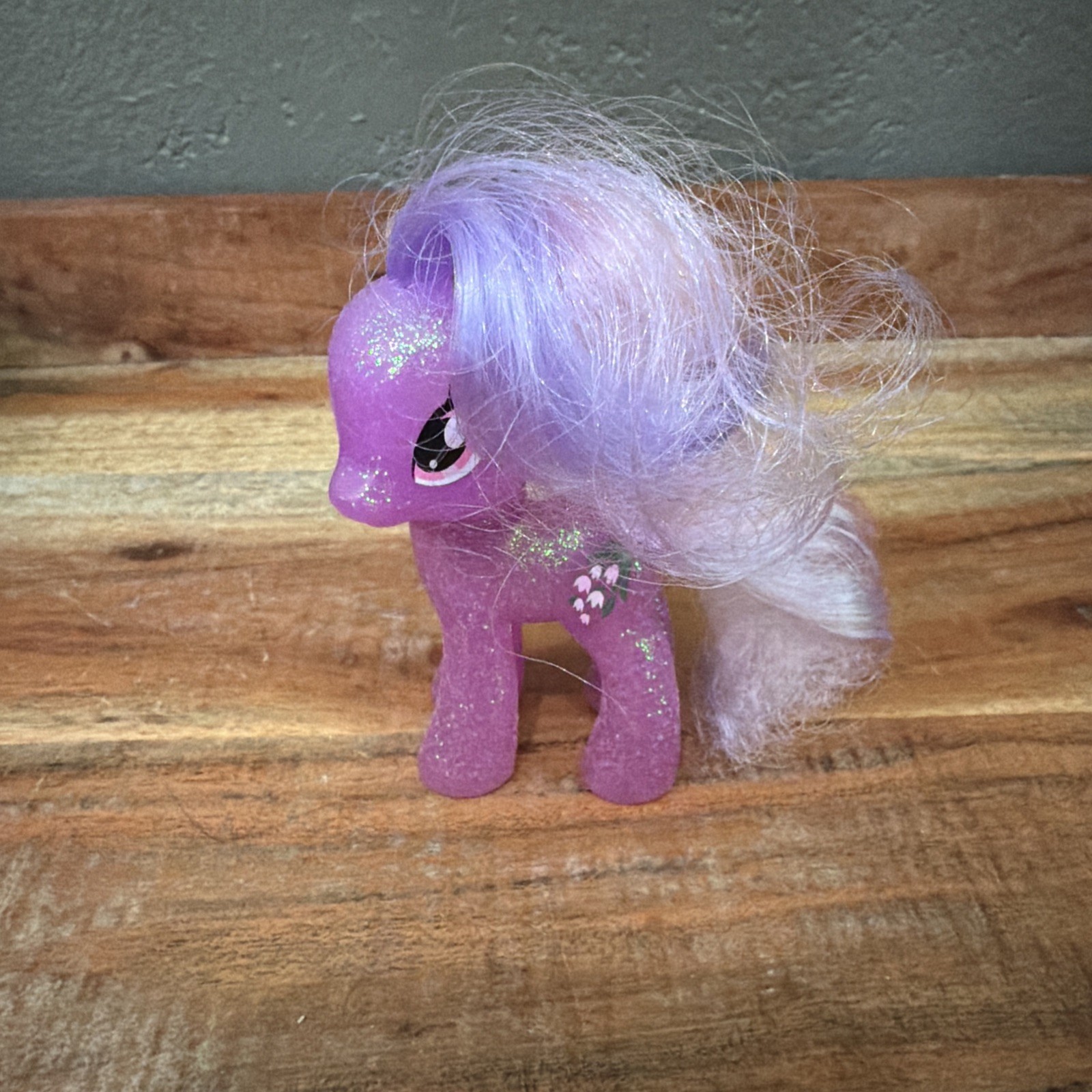 My Little Pony MLP FIM Glitter Wysteria G4 bersaglio spazzolabile Pinkie Boutique RARO