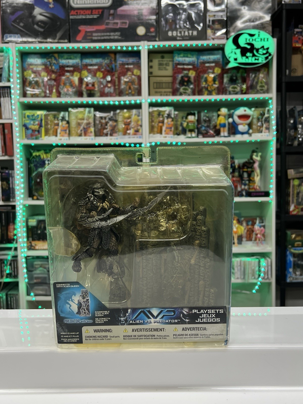 McFarlane Toys - AVP - Alien Vs Predator Playset Predator Connect Alien Queen