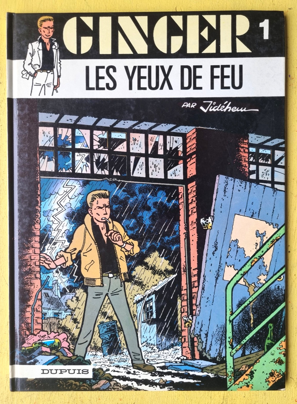 BD GINGER N° 1 les  yeux de feu EO 1983 Jidehem TTBETAT F4GH25