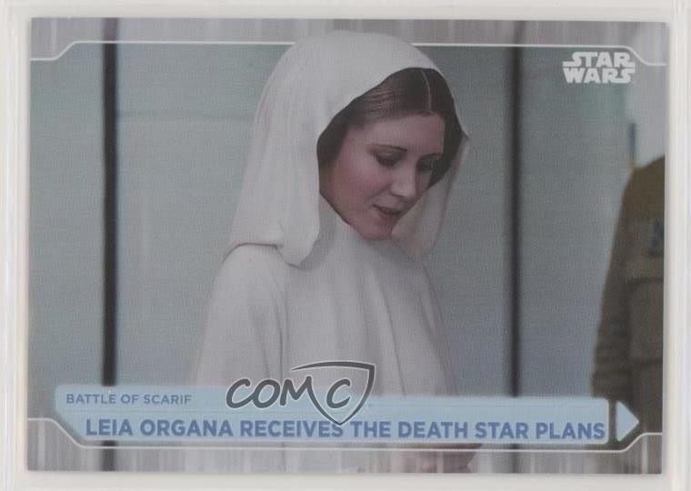 2021 Topps Star Wars Battle Plans Foilboard Principessa Leia Organa #60 0l1b