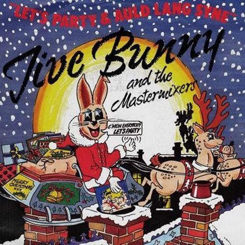 Jive Bunny – Let's Party / Auld Lang Syne - 7" Vinyl - 1989 MFD003 AHVB VG+/VG+