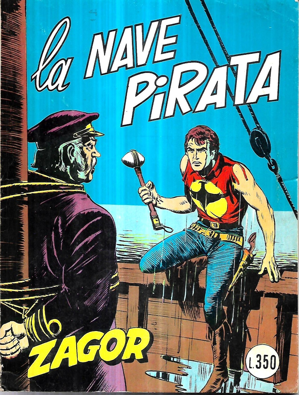 Zagor serie rossa 65 (ott 1975, Lire 350): Nave Pirata: ottimo +++/pari nuovo