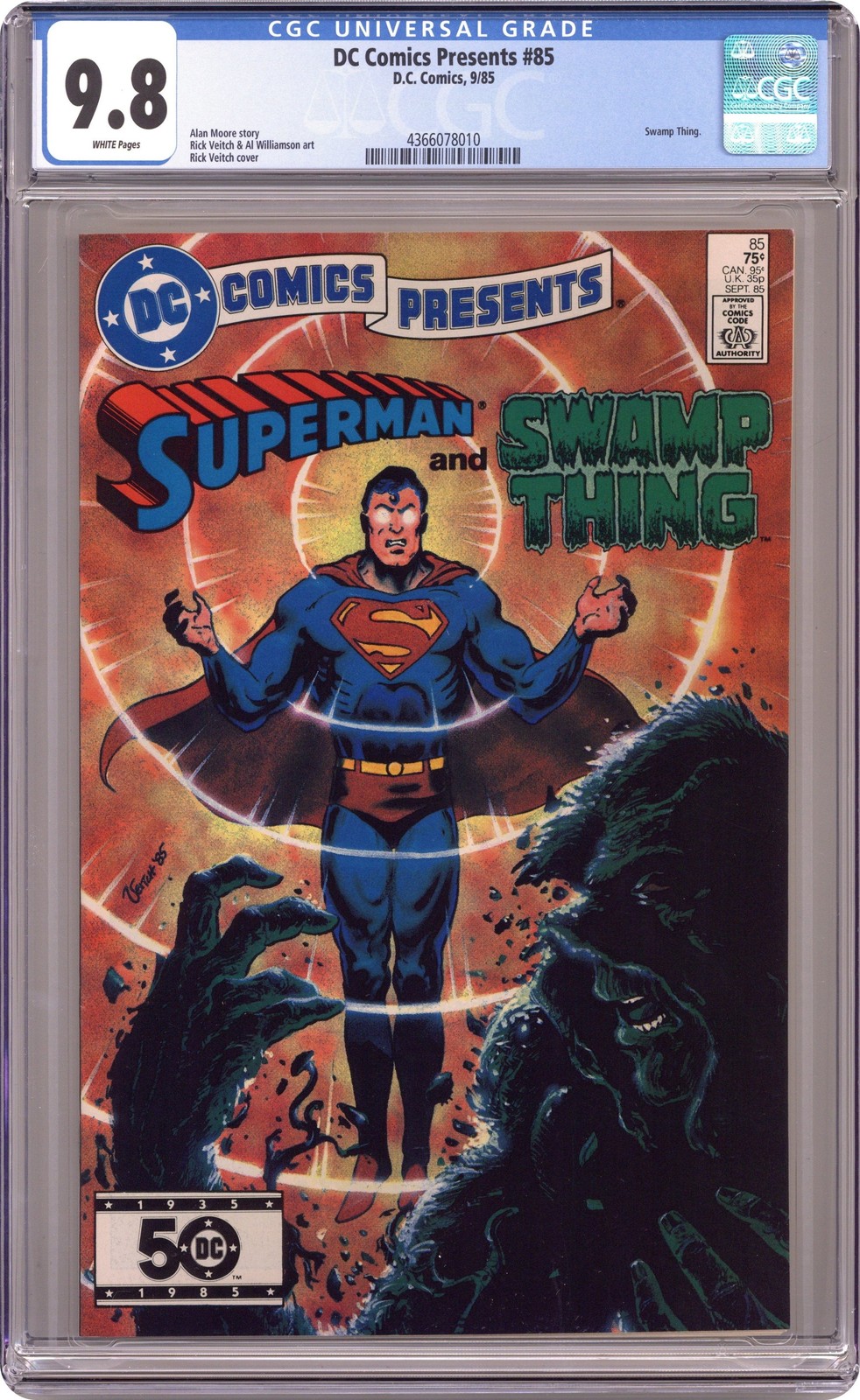 DC Comics Presents #85 CGC 9.8 1985 4366078010
