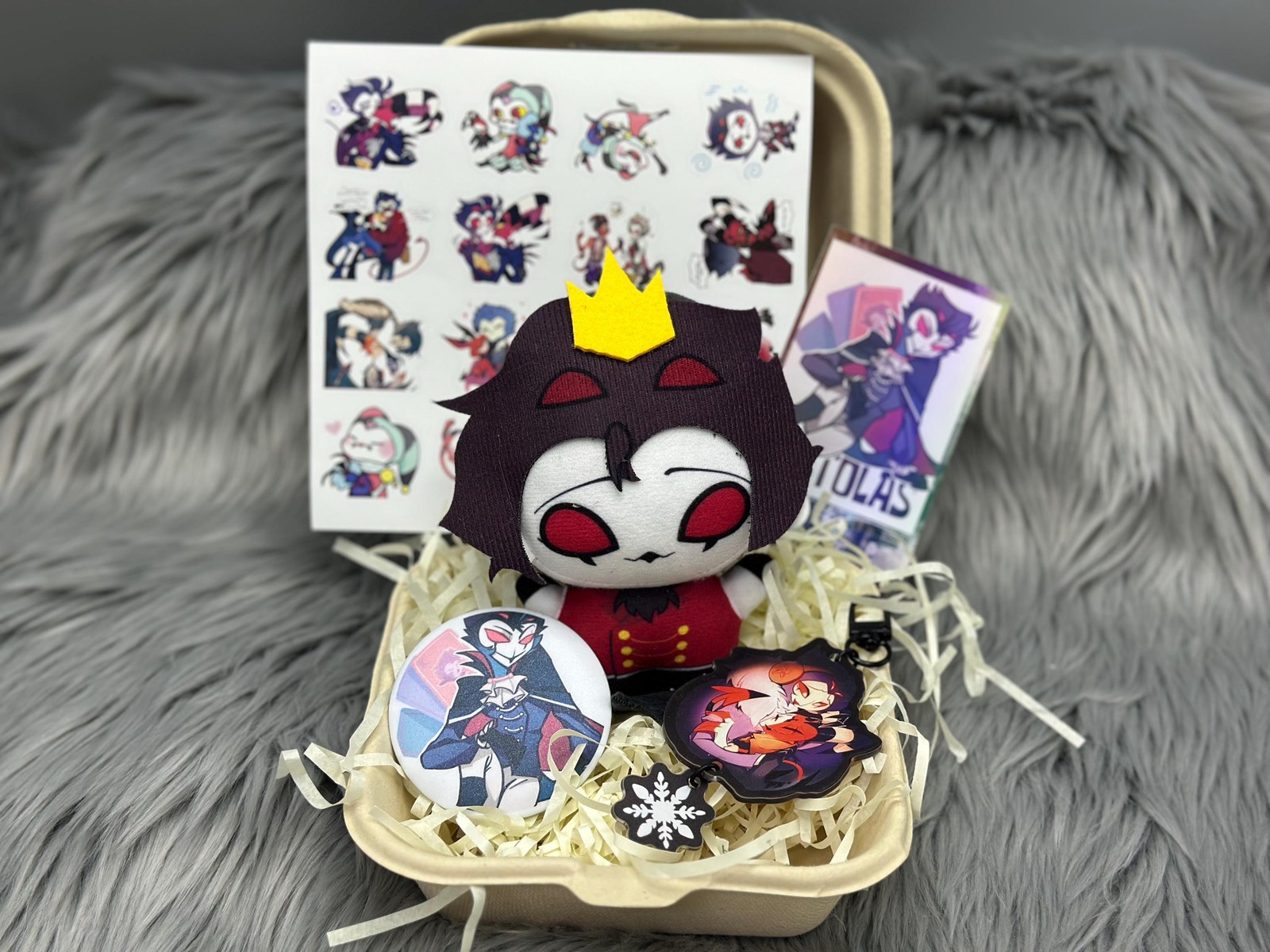 Confezione regalo fan Helluva Boss ispirato a Stolas - una collezione riflessiva per Helluva B