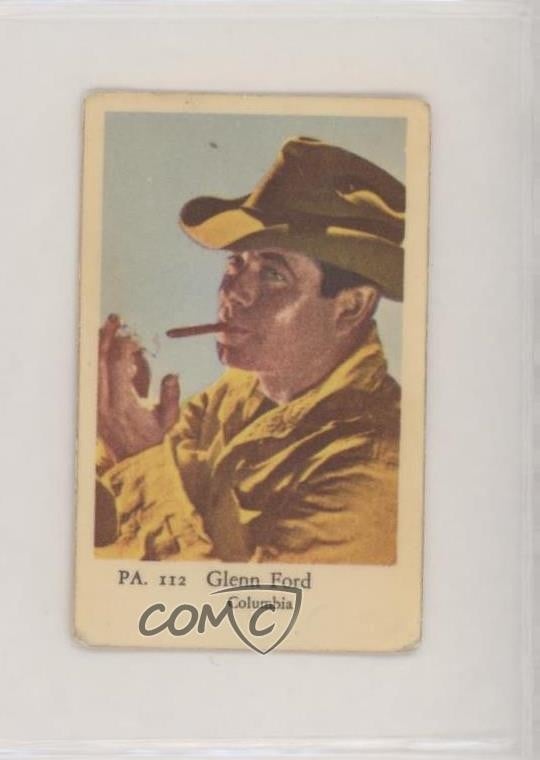 1958 Dutch Gum PA Set Glenn Ford #PA.112 1p1