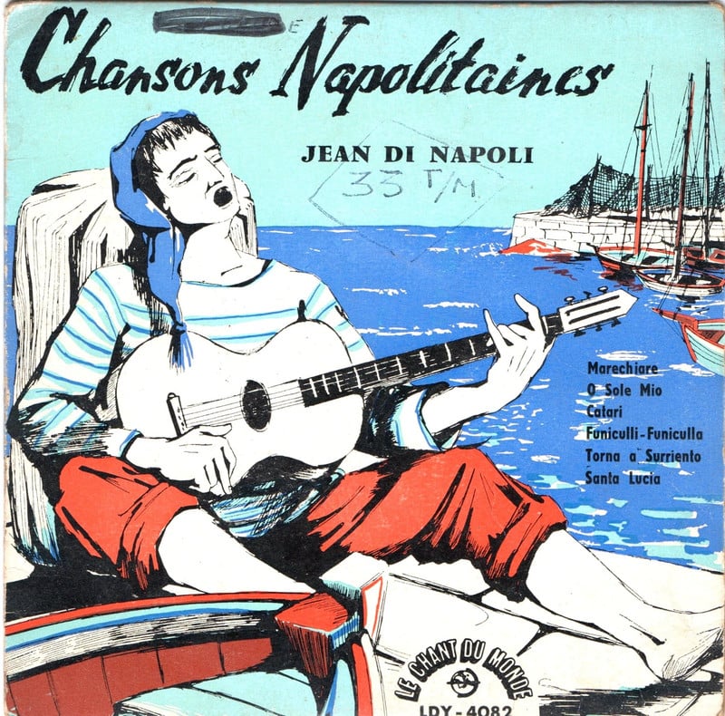 Jean Di Napoli - 33 T 17 cm Chansons Napolitaines (195?)