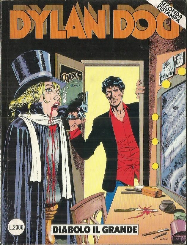 DYLAN DOG SECONDA RISTAMPA n° 11 (Bonelli, 1992) DIABLO IL GRANDE