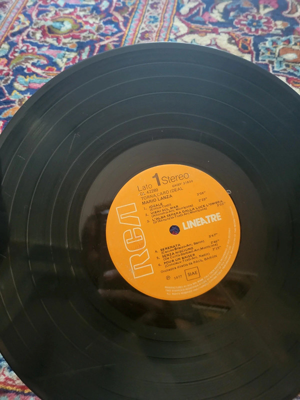 Vinile 33 giri mario lanza