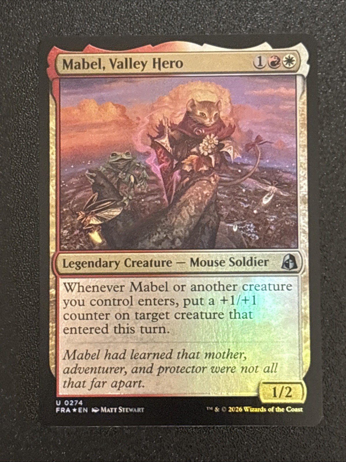 MTG Reality Fracture Mabel, Valley Hero Foil 0274