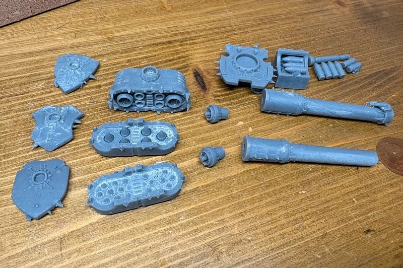 Warhammer 40k Chaos knight weapons