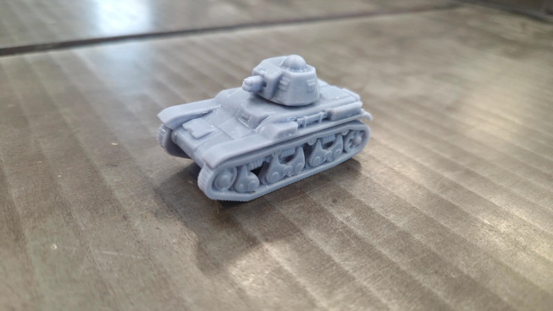 Maquette résine 1/72 char renault r35 canon court et canon long