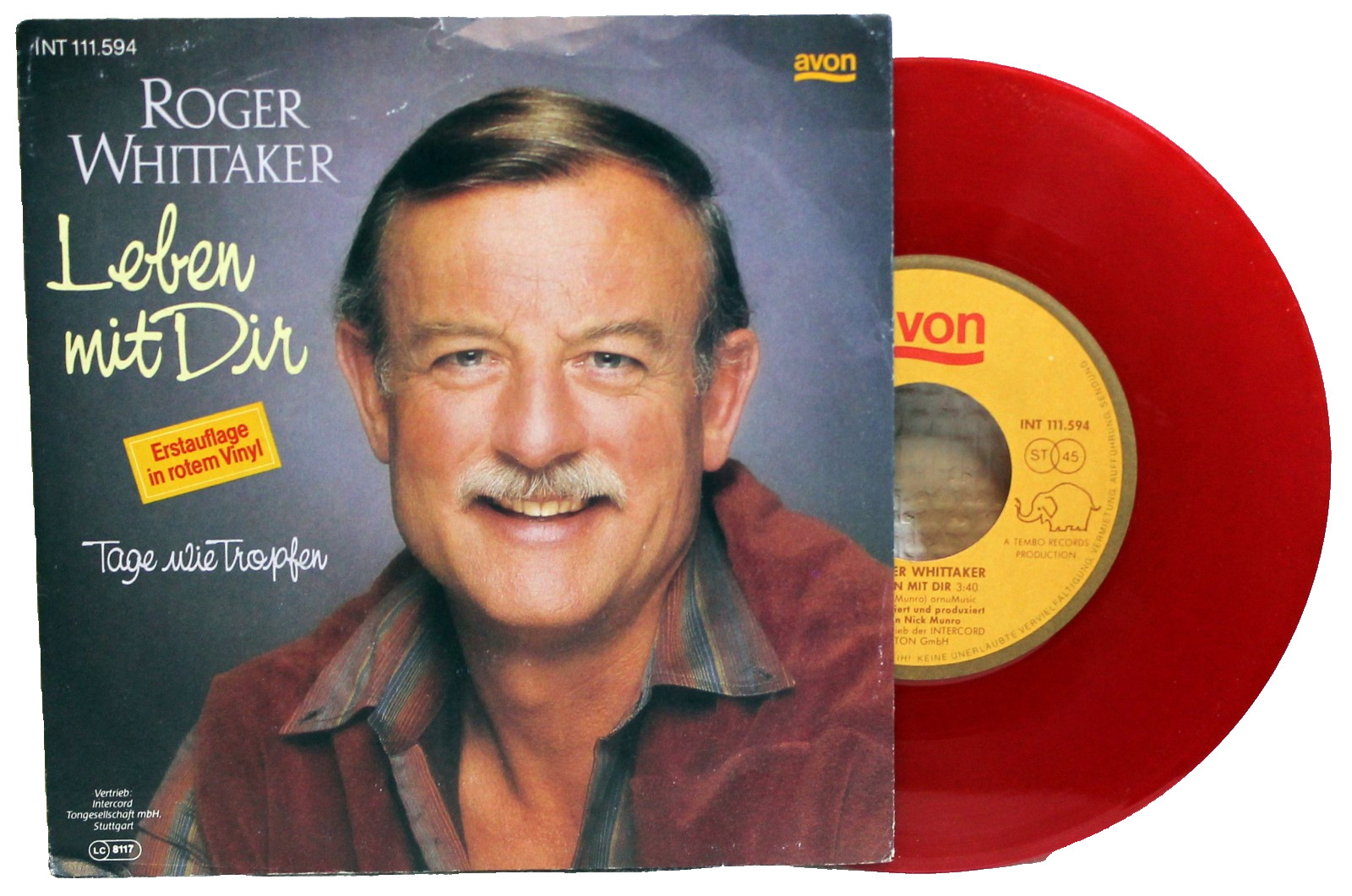 7" Vinyl - ROGER WHITTAKER -Leben mit dir