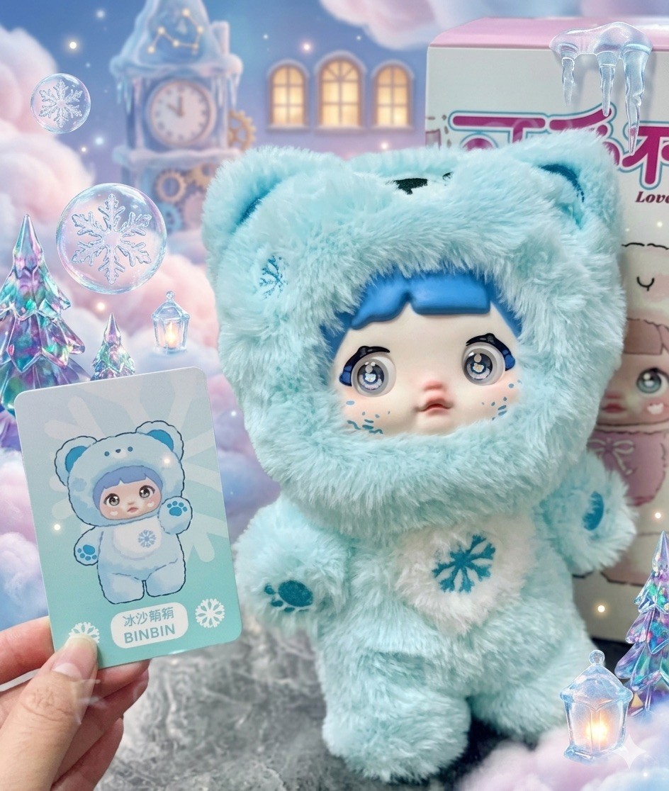 ❄️NOMMI LOVELINESS NEVER ENDS SERIES BIN BIN PLUSH PENDANT GUARANTEED BOXED ❄️