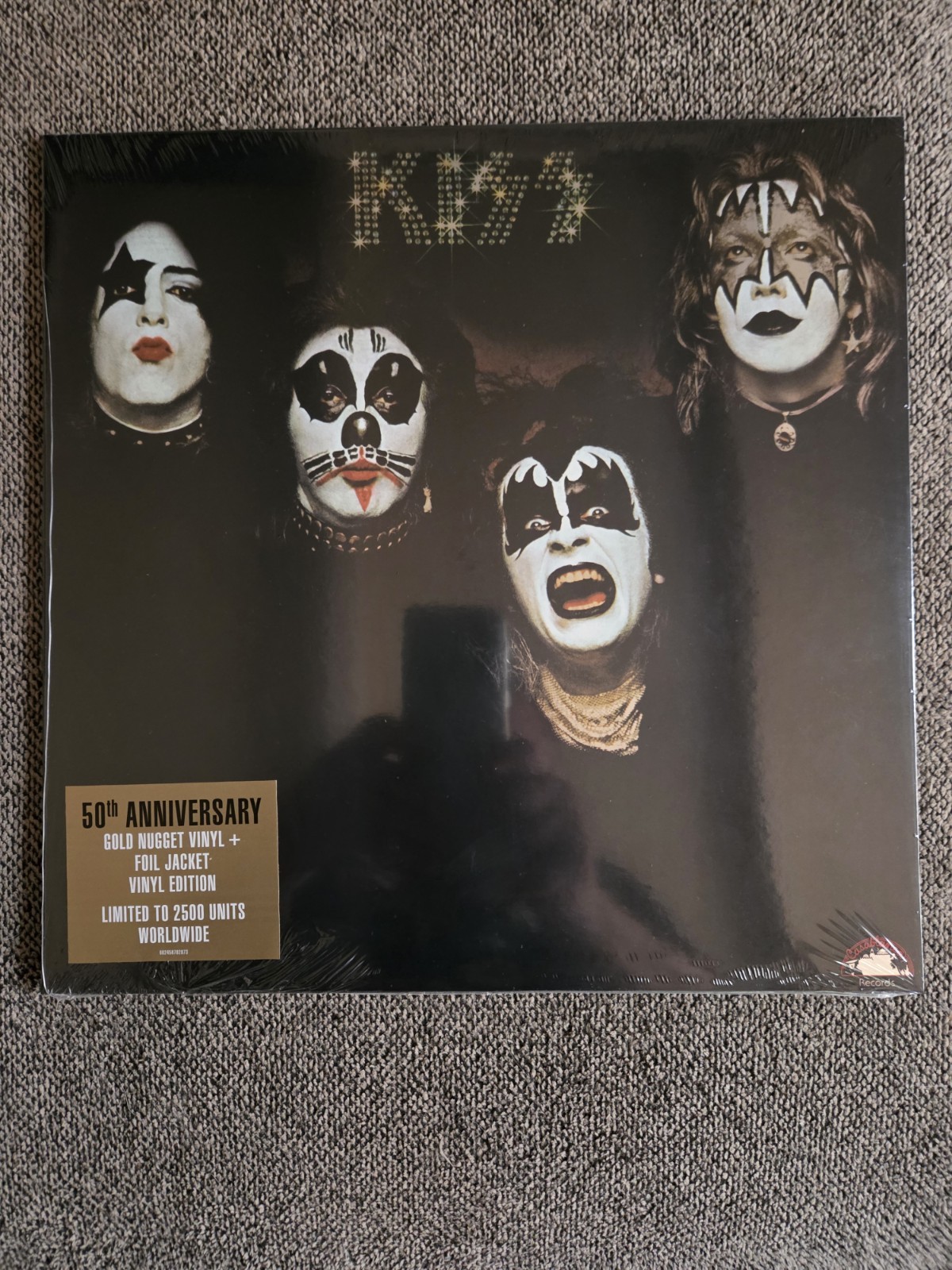 KISS: Self Titled Debut Album 50th Anniversary GOLD Nugget Vinyl LP *NEW*SEALED!