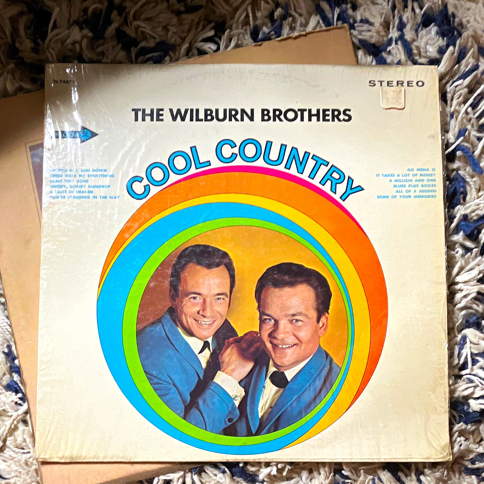 The Wilburn Brothers Cool Country LP Vinyl Decca DL 74871 12" 33 RPM Stereo