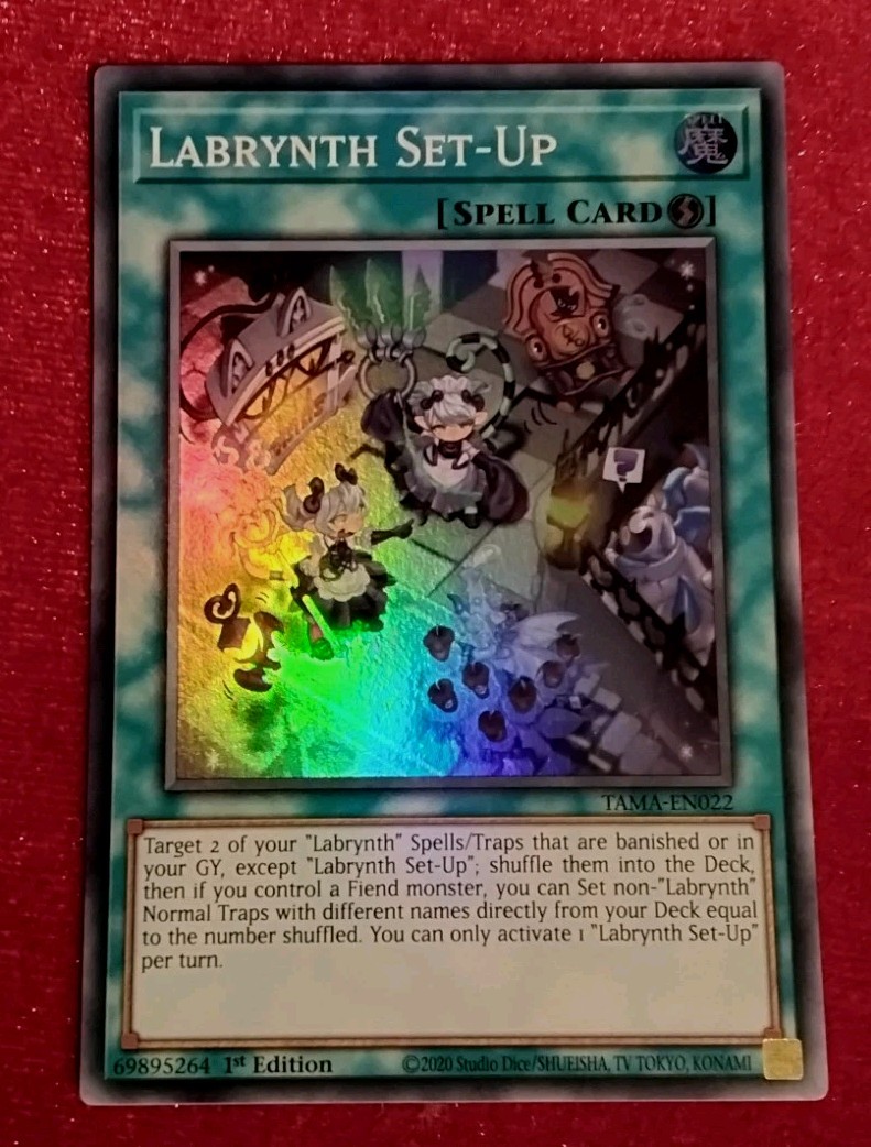 Yu-Gi-Oh! - Allestimento Labrynth - TAMA-EN022 - Super Rara - 1° Ed. - Unplyd Mnt+