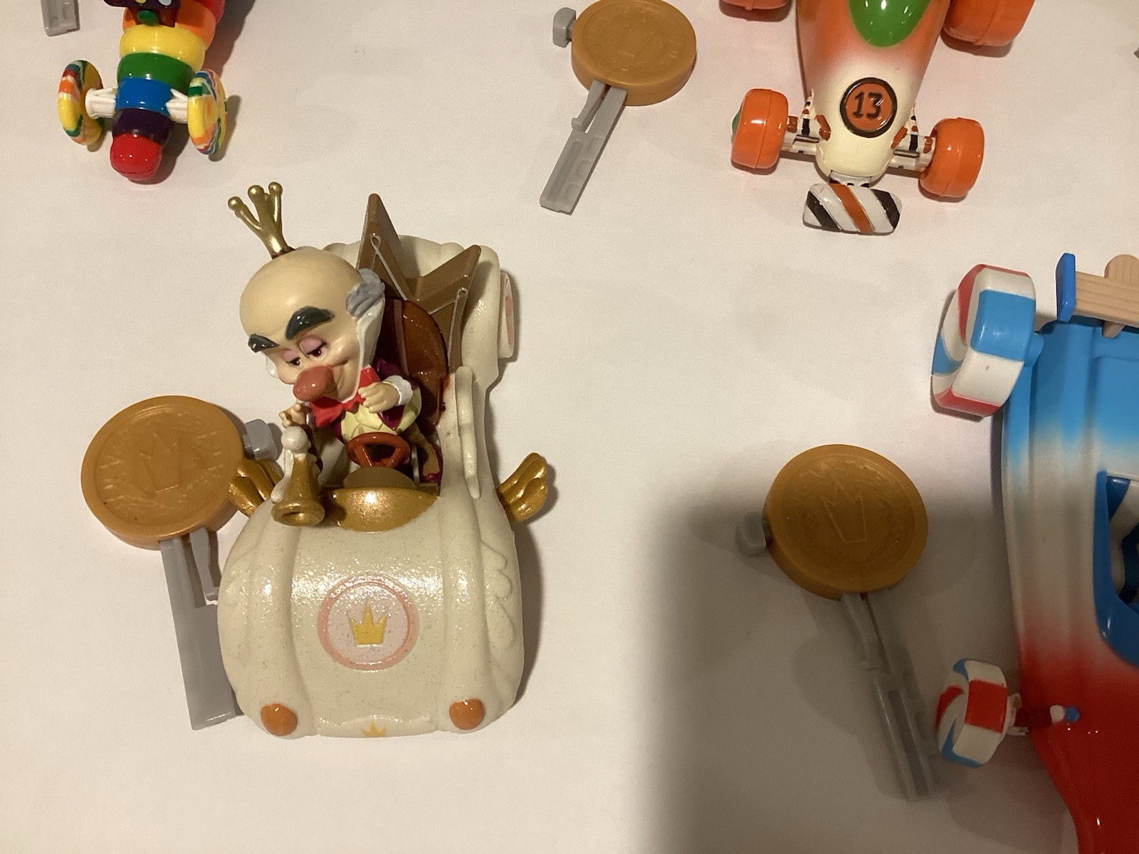 Wreck it Ralph Sugar Rush Racer King Candy Doll and car