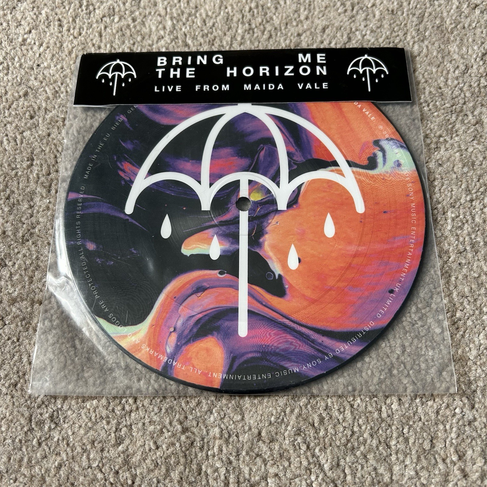 Bring Me The Horizon – Live From Maida Vale 7" Vinyl Record NEW Picture Disc