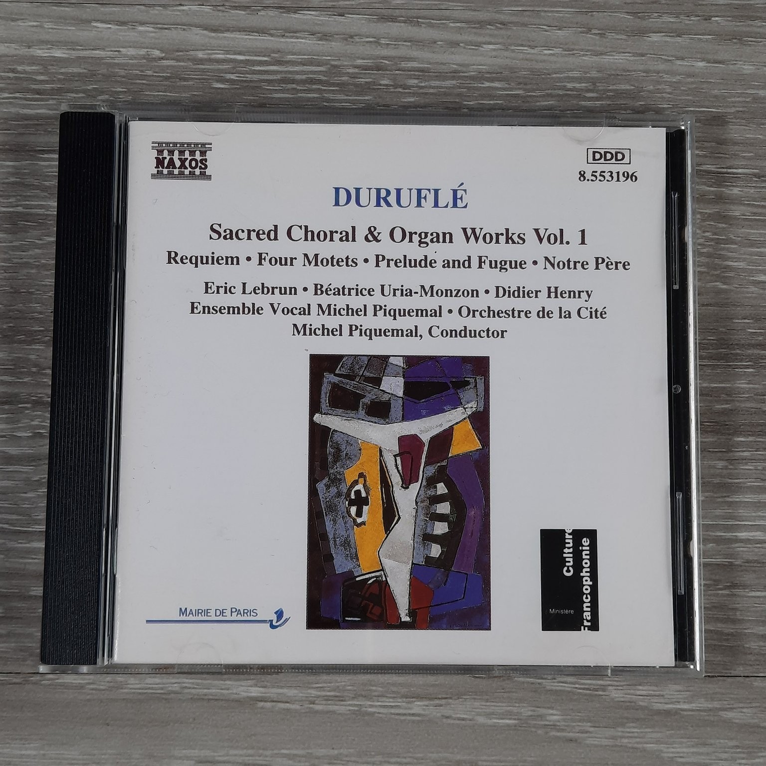 Duruflé – Sacred Choral & Organ Works Vol. 1 CD 1995 DDD Classical Naxos