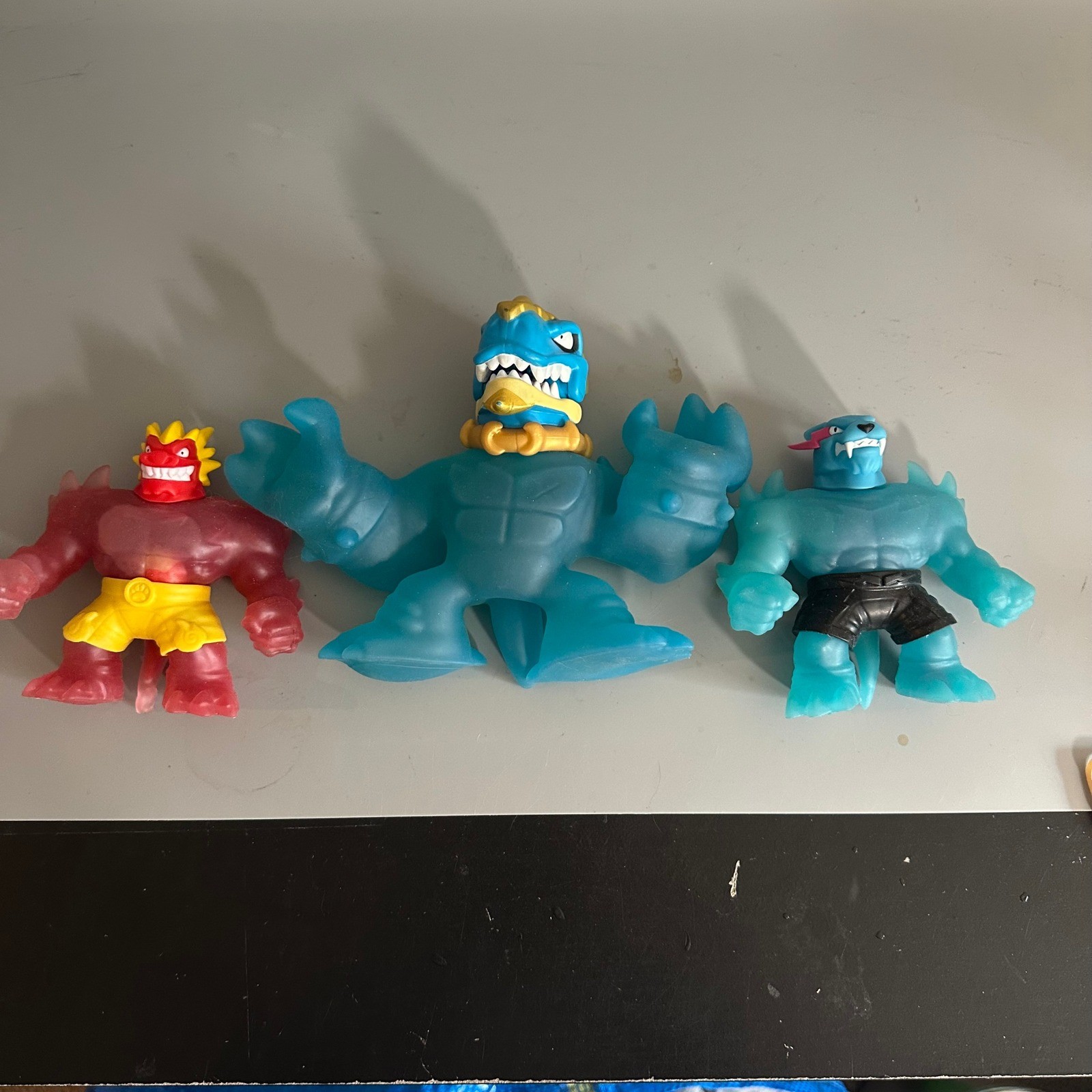 Heroes of Goo Jit Zu Lot of 3 Mr. Beast Hypercharged Pantaro Panther Figures