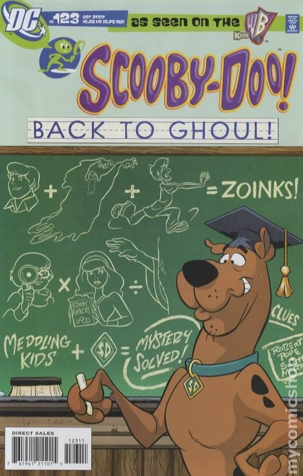 Scooby-Doo #123 VF- 7.5 2007 Immagine Stock