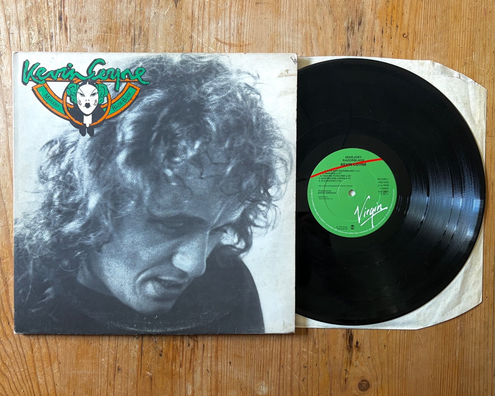 KEVIN COYNE Marjory Razorblade - UK Virgin double LP