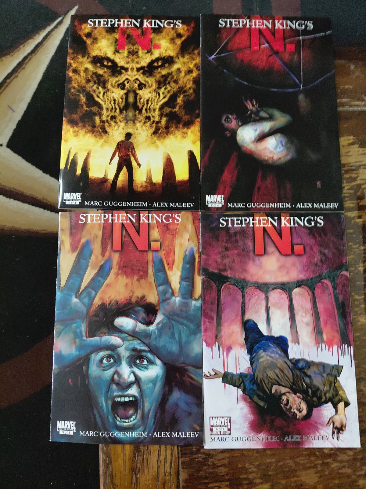 Stephen King's N 1-4 (serie completa Marvel 2010) Maleev Guggenheim lotto 1 2 3 4