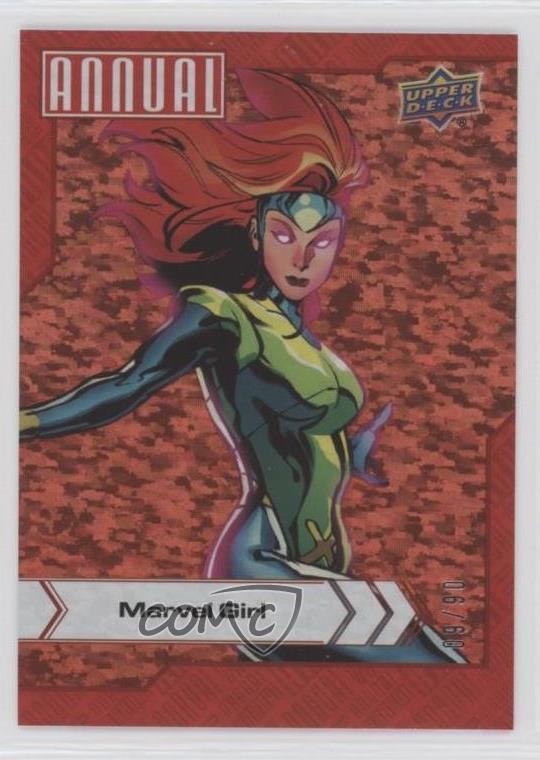2022-23 Upper Deck Marvel Annual Red /90 Marvel Girl #56 0ih4