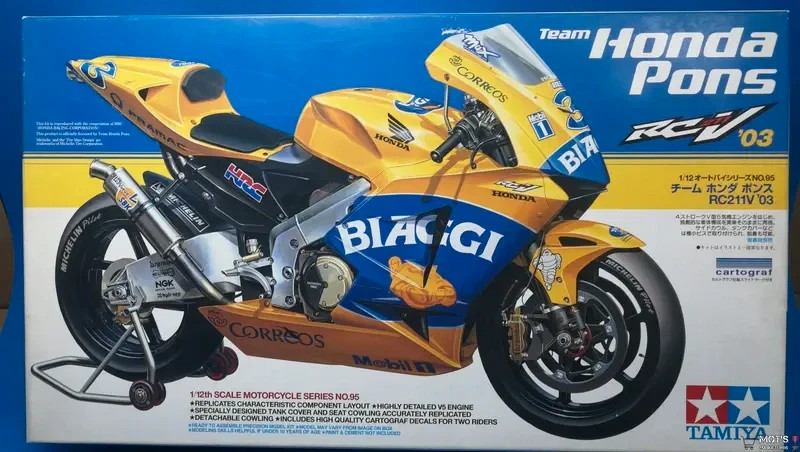 Maqueta Tamiya Team Honda Pons RC211V ’03