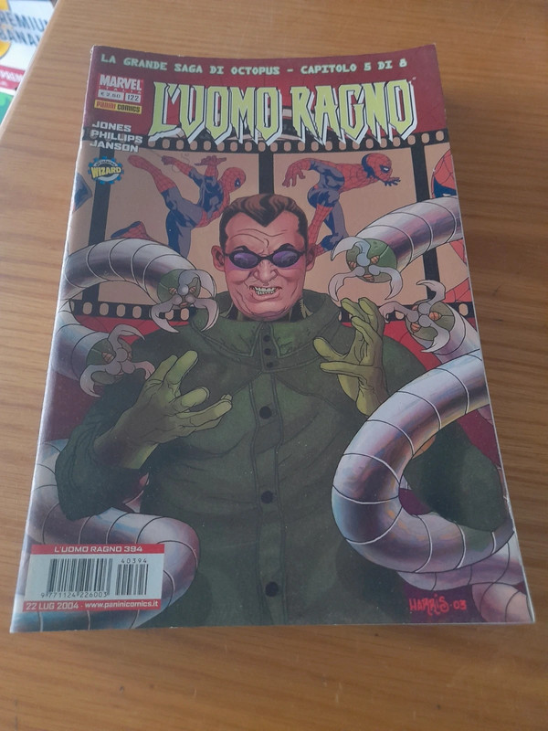 L'uomo ragno numero 122/394: la grande saga di Octopus 5 di 8, panini comics 2004, buone condizioni