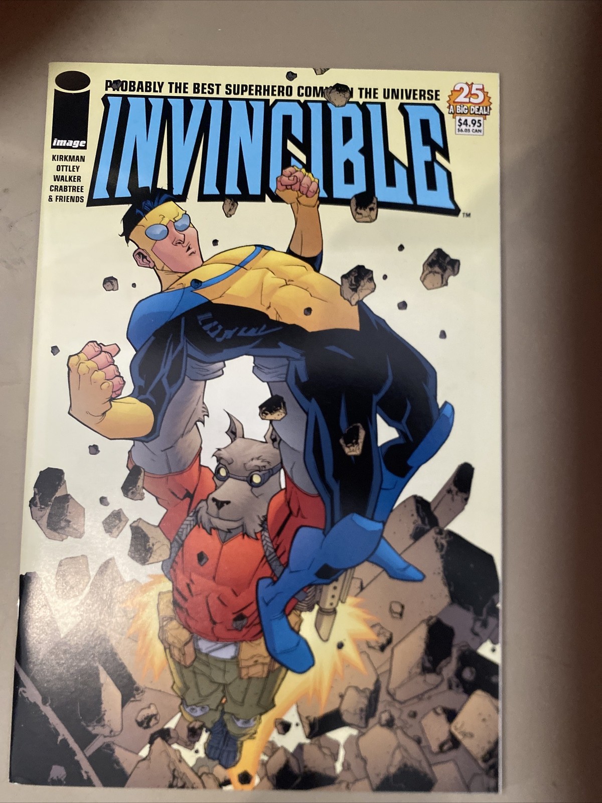 Invincible #25 Image Comics prima stampa quasi nuovo alta qualità in Mylar