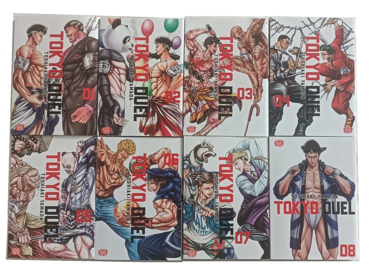 TOKYO DUEL Sequenza Primi 8 Volumi Manga Ishi 1 7 Regular 8 Variant 1a edizione