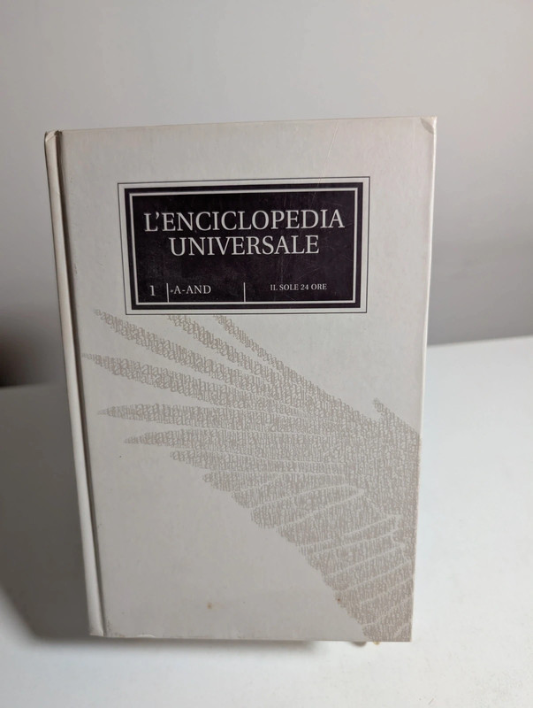 Volume 1 ("A-AND") de "L'Enciclopedia Universale" pubblicata da Il Sole 24 Ore