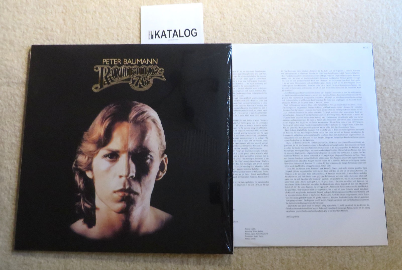 PETER BAUMANN: Romance 76 LP (2016)  Tangerine Dream