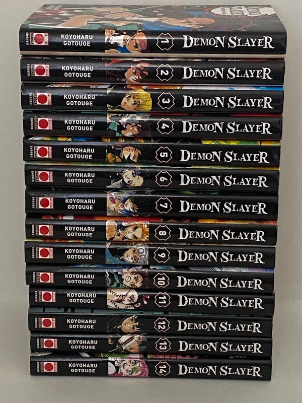 Manga - Lot 14 mangas Demon Slayer - Tom 1 à 14