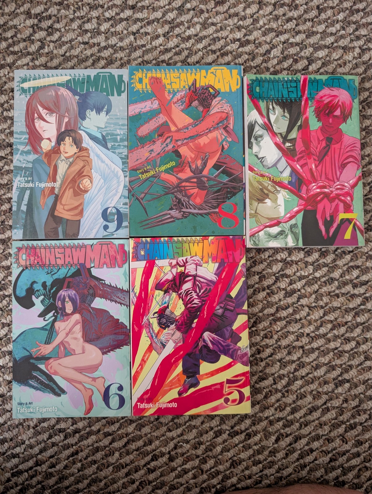 motosega uomo manga volumi 5-9 vere buone condizioni tutto a buon mercato