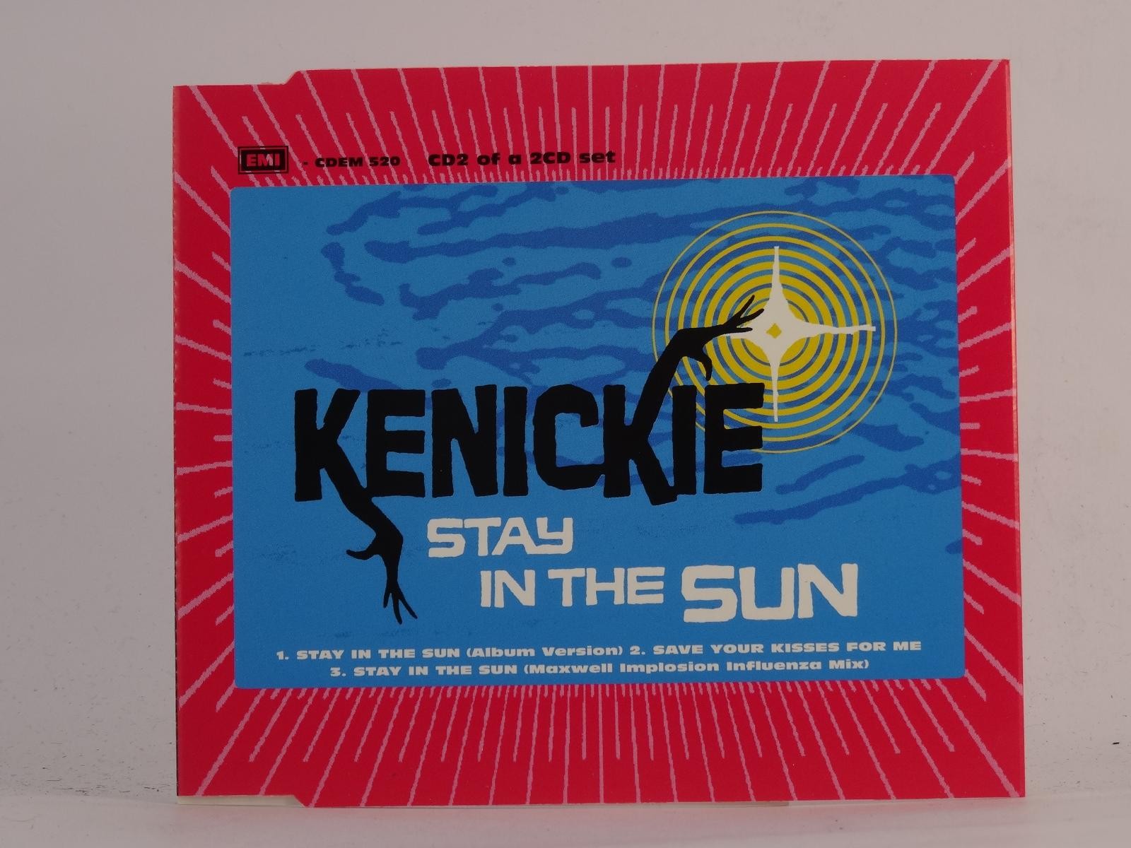 KENICKIE STAY IN THE SUN (H87) 3 Track CD Single including Picture Sleeve EMI