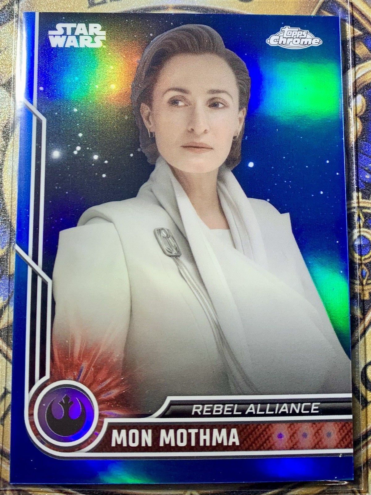 2023 TOPPS CHROME STAR  Wars MOM MOTHMA  Blue /150