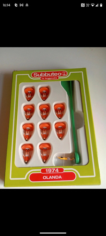 Squadra subbuteo olanda 1974