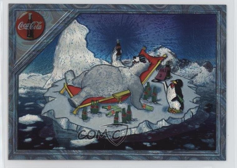 1995 Collect-A-Card Coca-Cola Super Premium Dufex Foil Polar Bears Utopia 0ba6