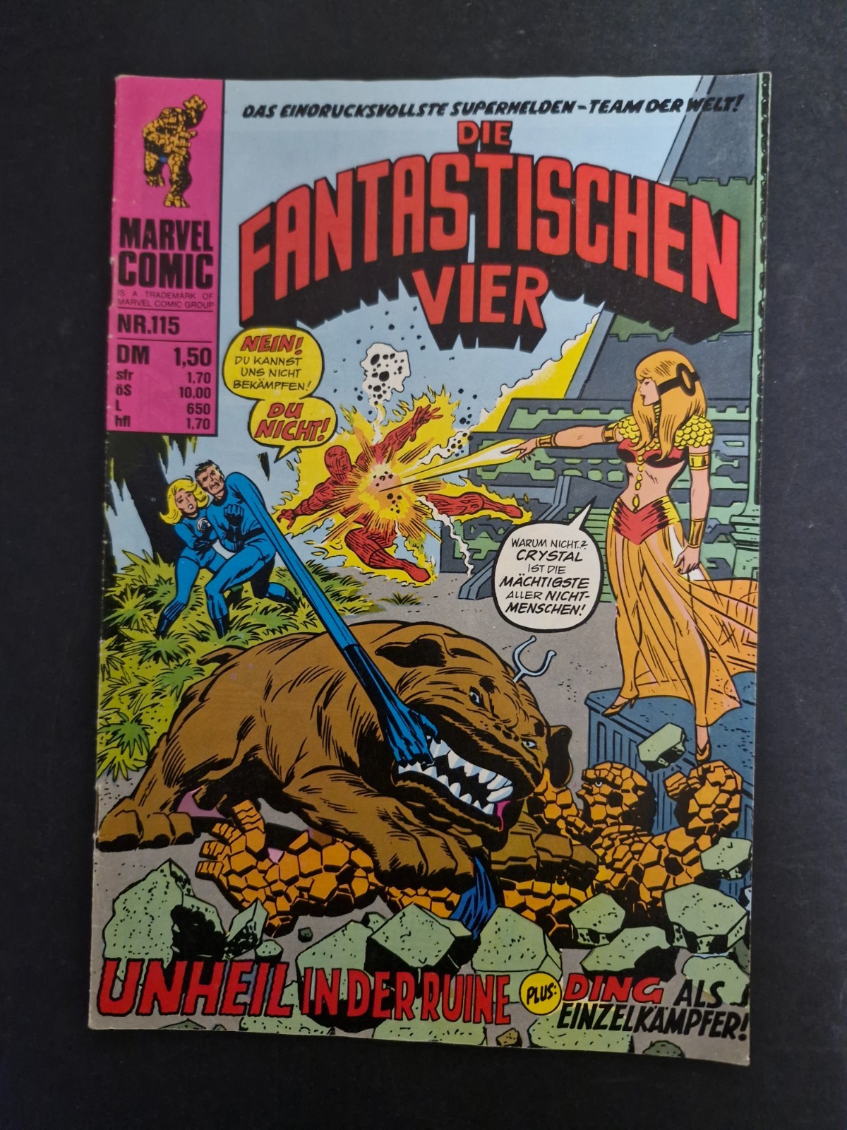 I Fantastici Quattro Fumetto n.115 ( Williams Marvel) Z1-2